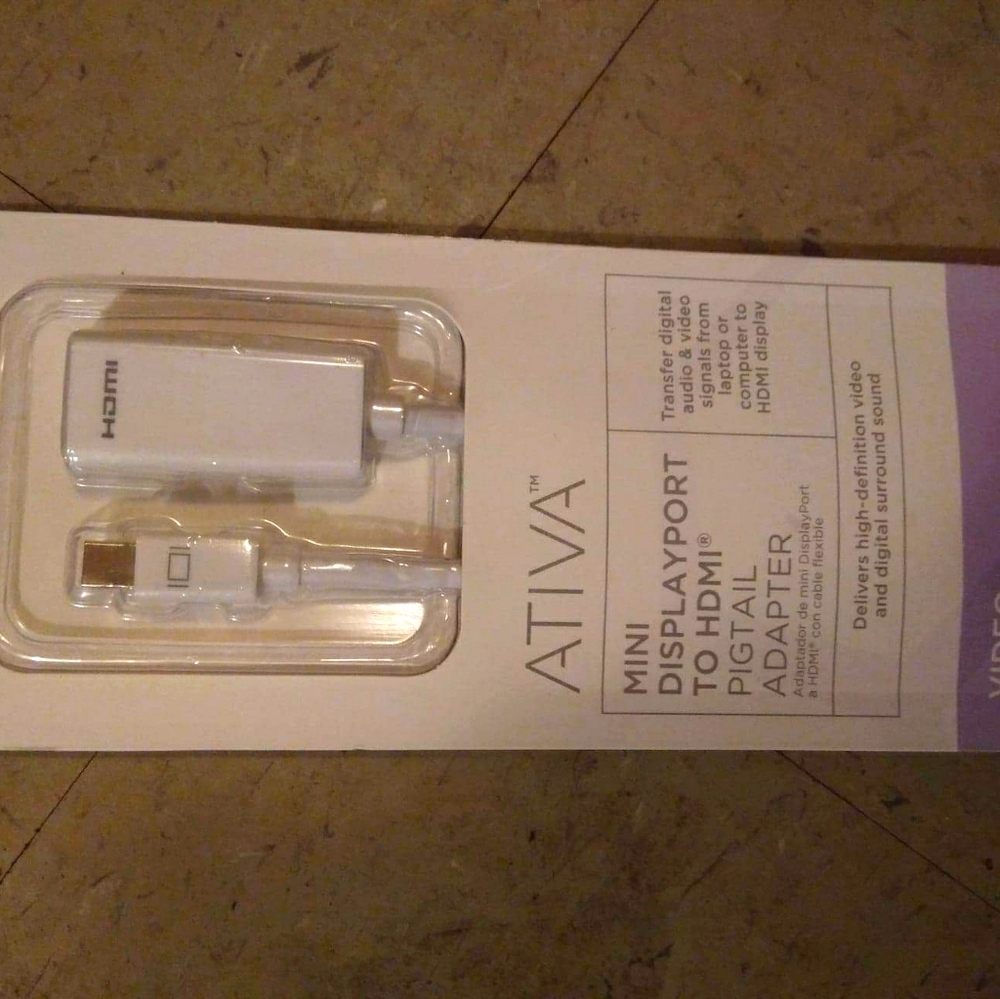 Mini displayport to HDMI